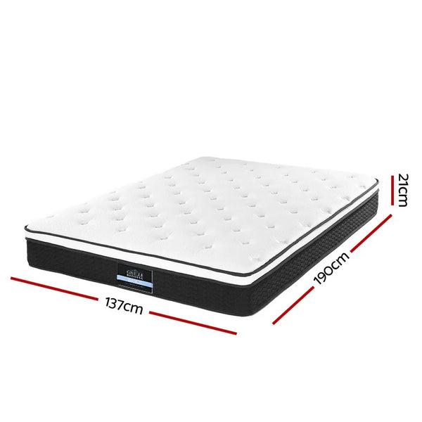 Bonita Euro Top Bonnell Spring Mattress 21cm Thick Double is on SALE