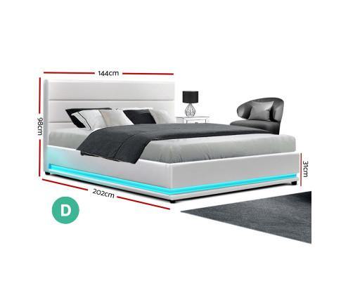 LED lighting Double Beds - Evopia
