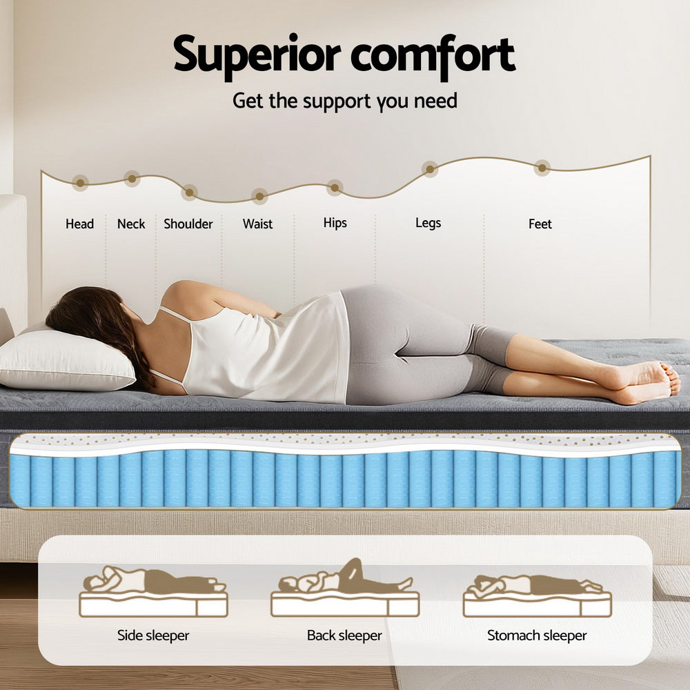 26cm Giselle Mattress Latex Foam Queen Mattresses