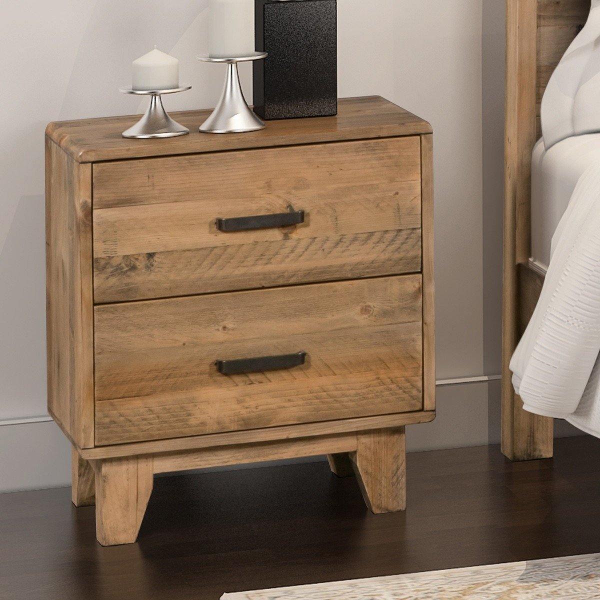 Woodstyle Bedside 2 drawers - Evopia