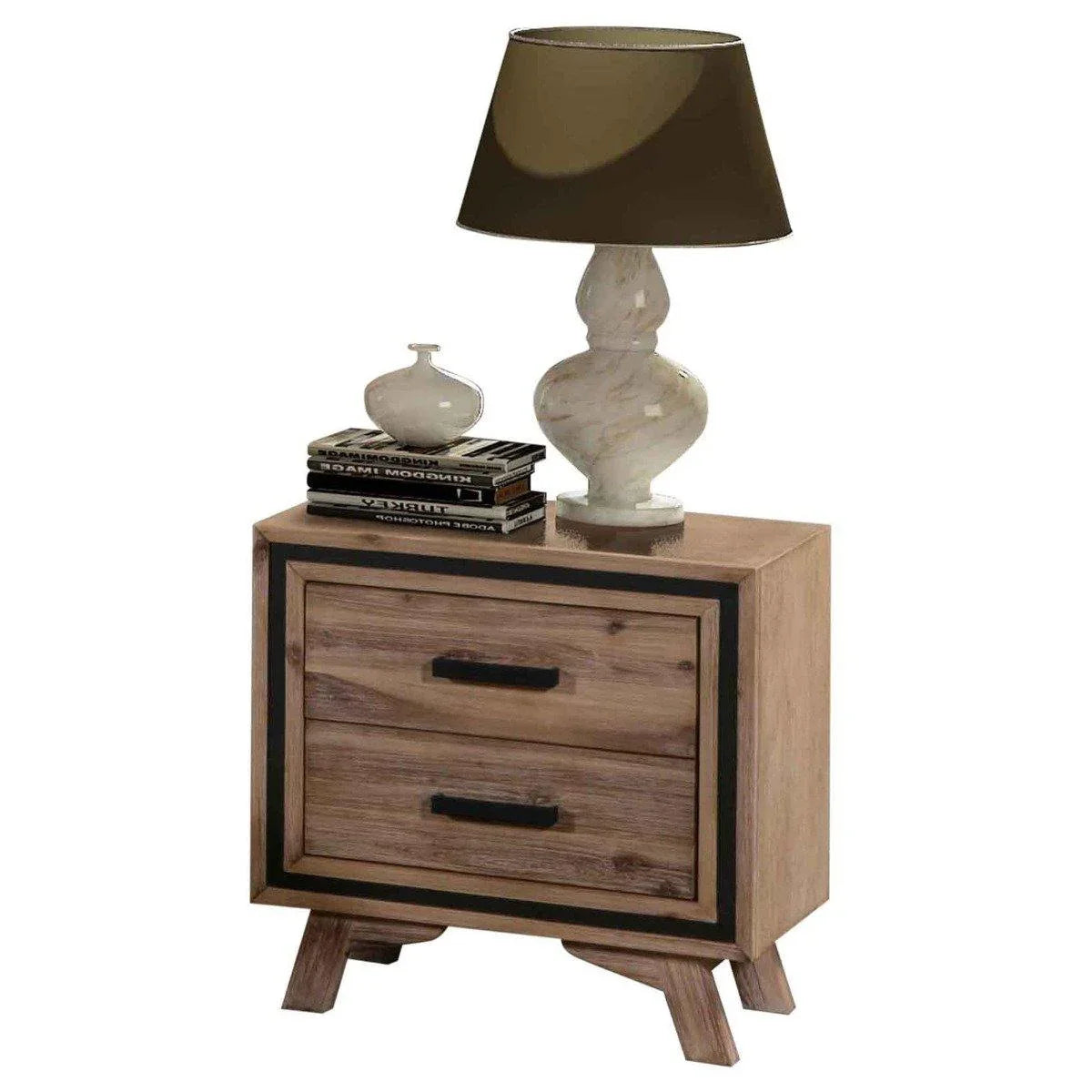 Seashore Bedside 2 Drawers - Evopia