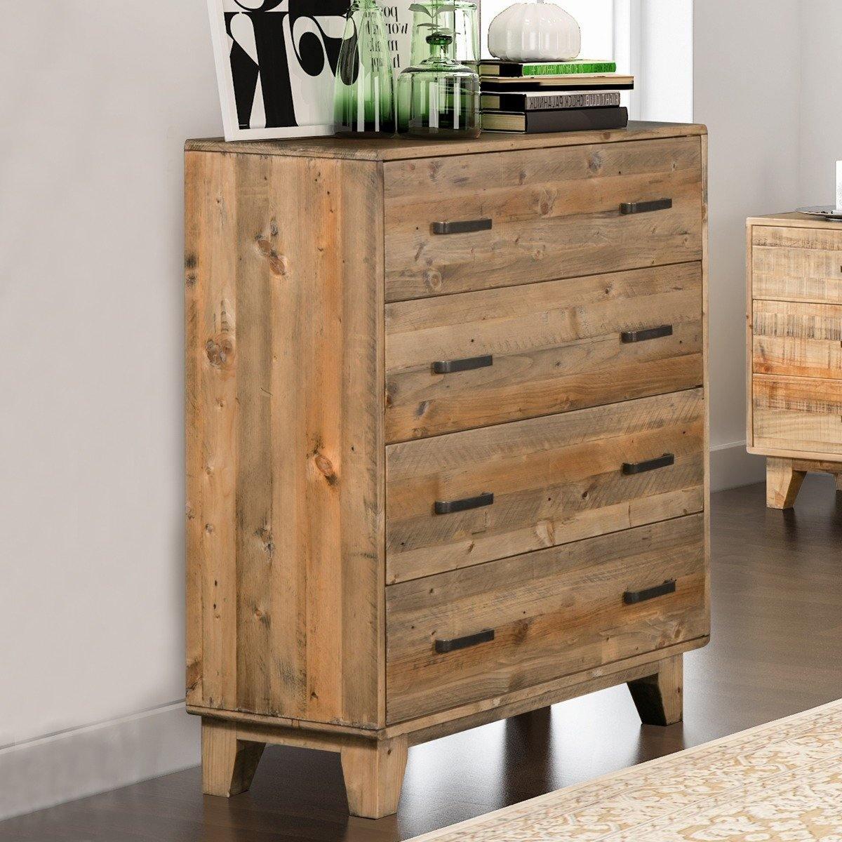 Woodstyle 4- drawer Tallboy - Evopia