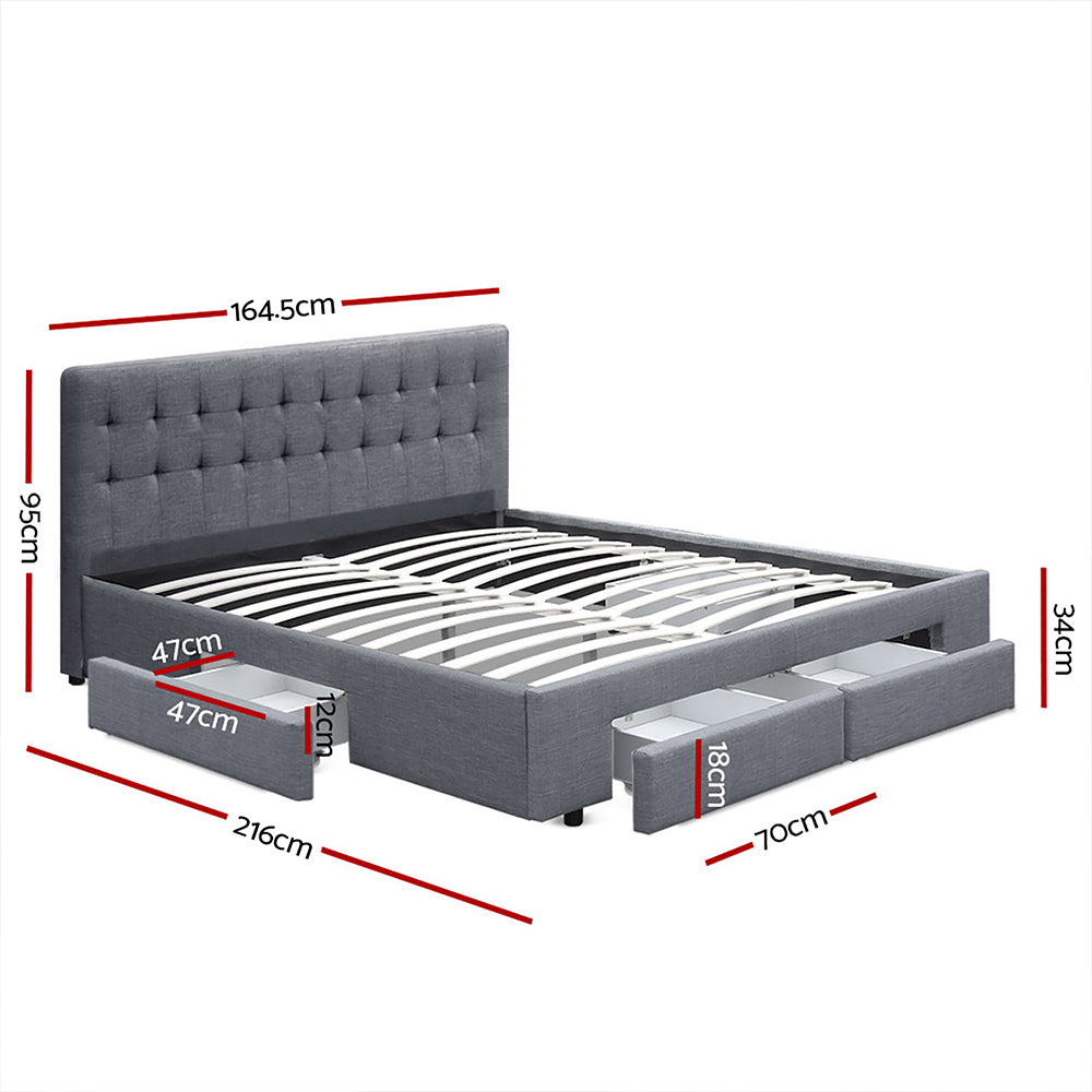 Artiss queen bed deals frame