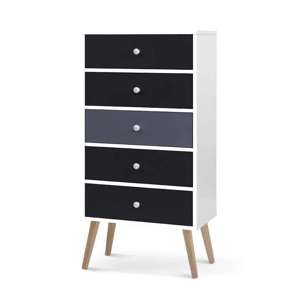 Artiss Chest of Drawers Dresser Table Tallboy Storage Cabinet Furniture Bedroom - Evopia