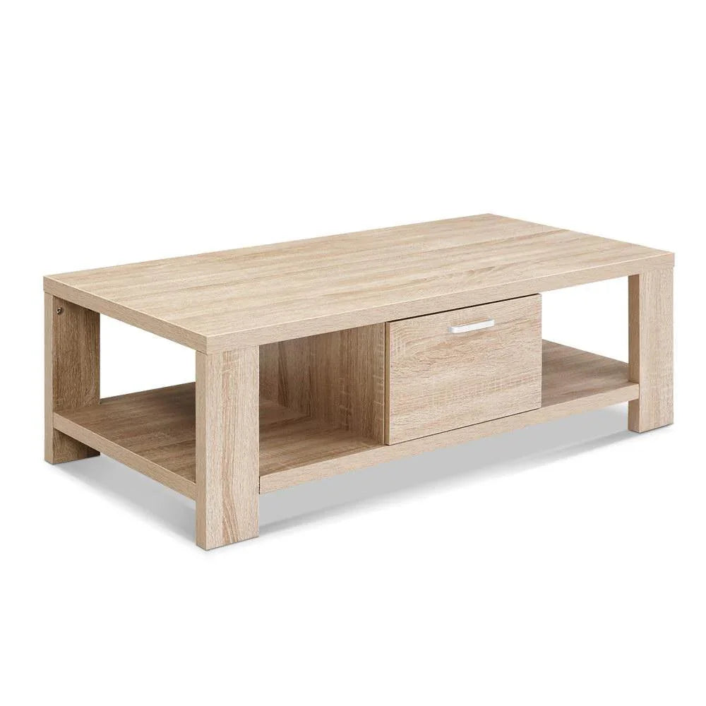 Artiss Maxi Coffee Table with Storage Drawer - Evopia
