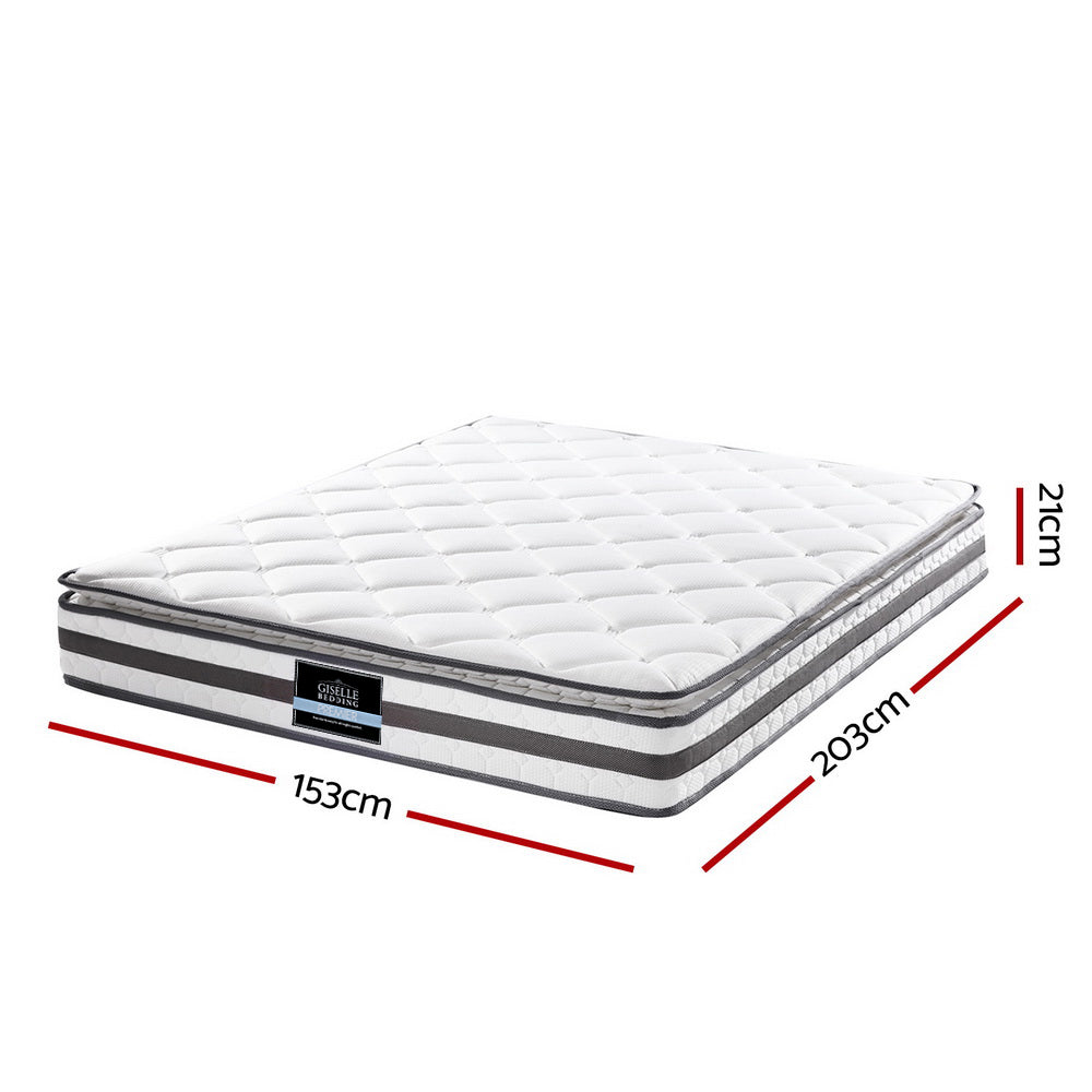 Giselle Bedding Normay Bonnell Spring Mattress 21cm Thick Queen