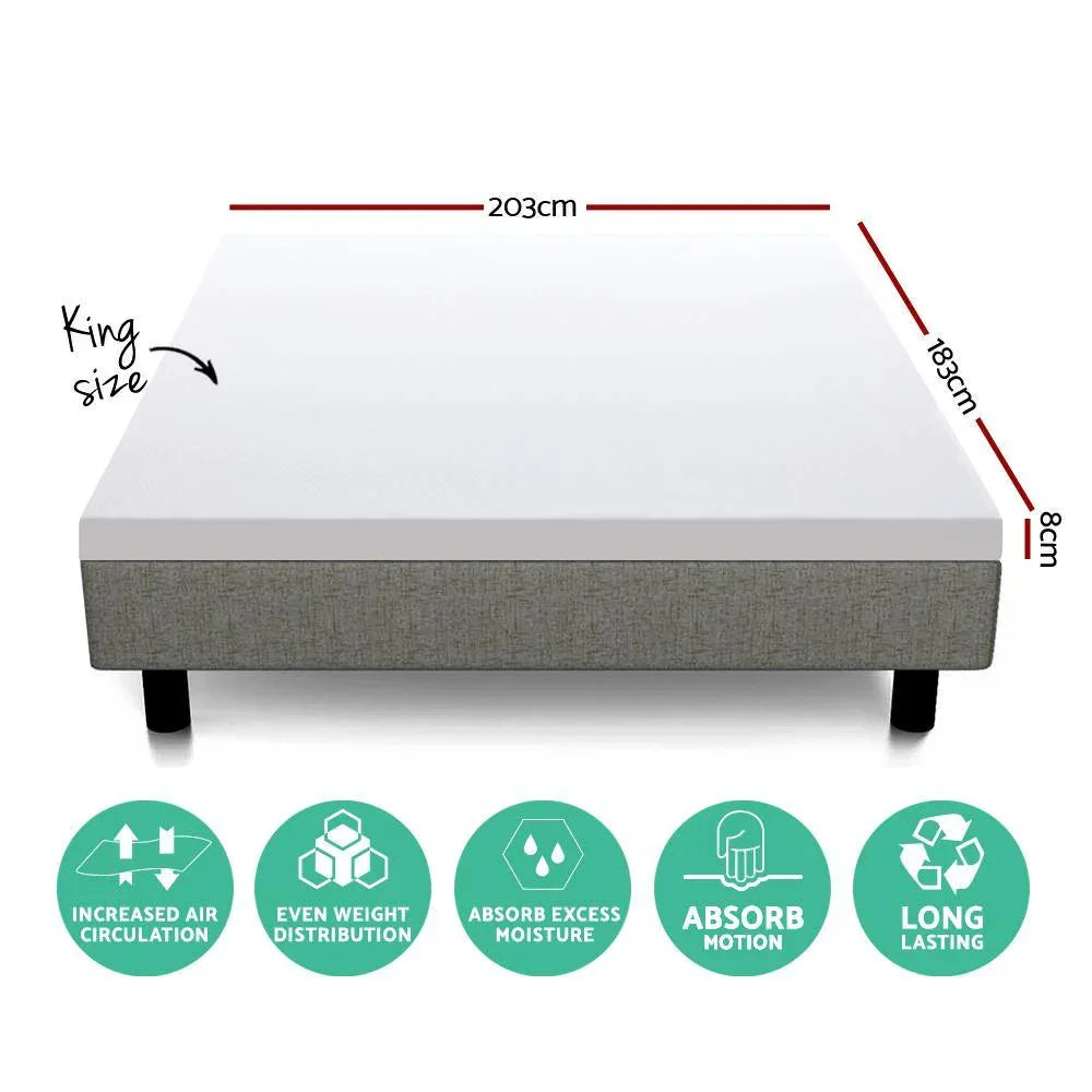 Giselle Bedding Dual Layer Cool Gel Memory Foam King - Evopia