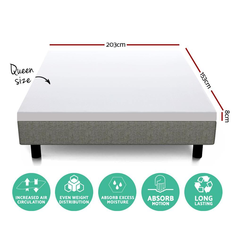 Giselle Bedding Dual Layer Cool Gel Memory Foam Queen - Evopia