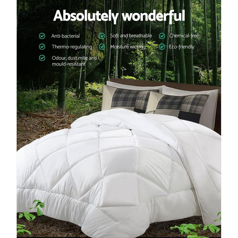 Giselle Bamboo Microfibre 800 qsm Doona - Evopia