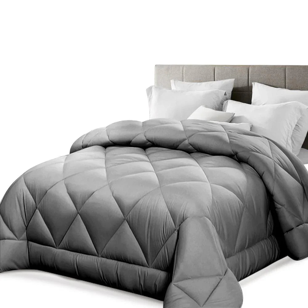 Quilt Bamboo-Microfibre 700gsm Grey - Evopia