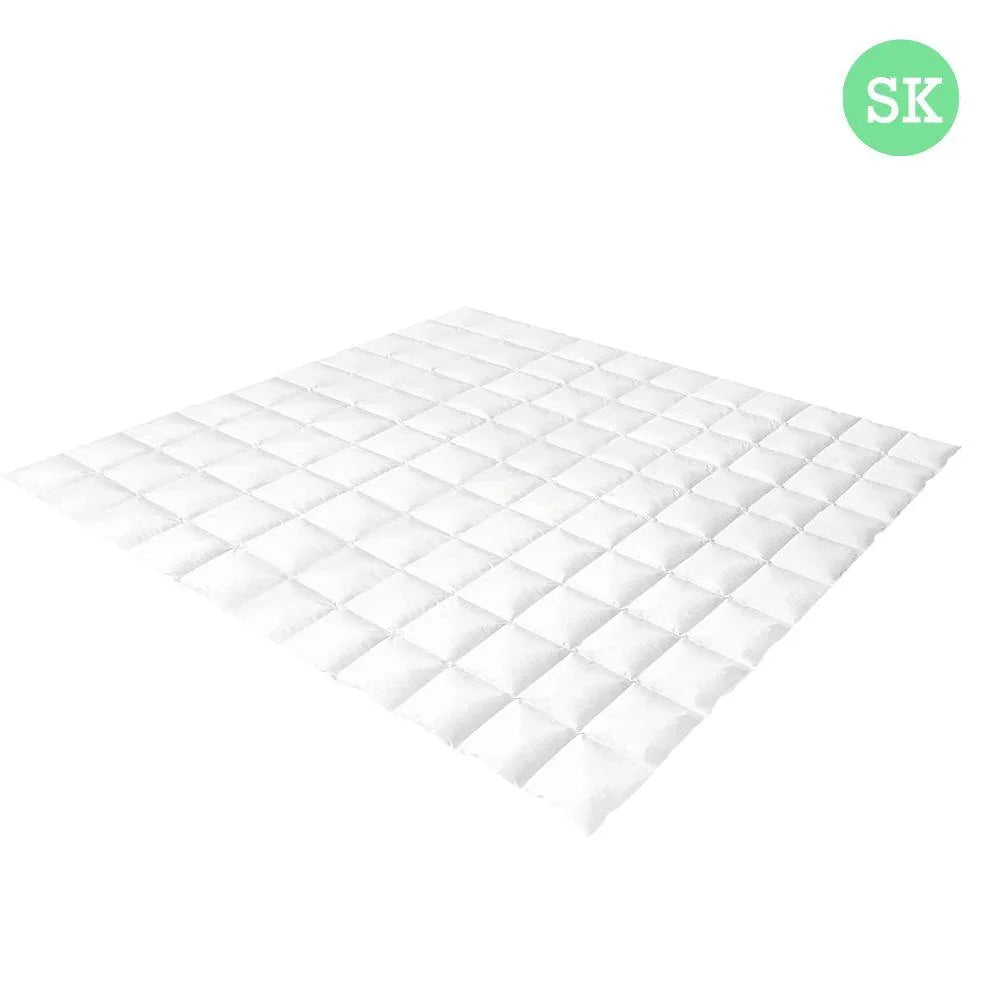 Giselle Bedding Super Light Weight Duck Down Quilt King - Evopia