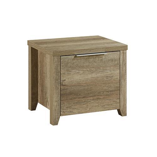 Cielo Scandinavian Bedside Table Oak - Evopia