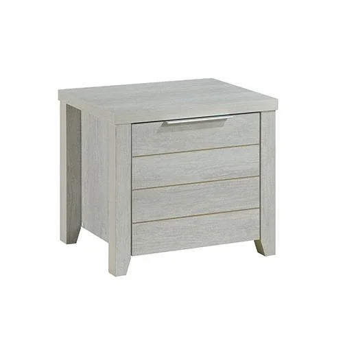 Cielo Bedside Table White Ash - Evopia