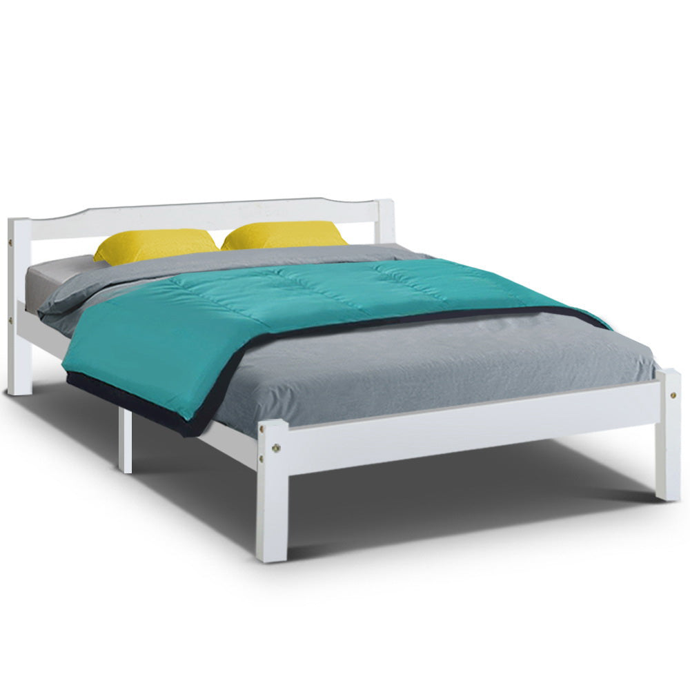 Artiss Bed Frame Double Full Size Wooden Mattress Base Timber Platform