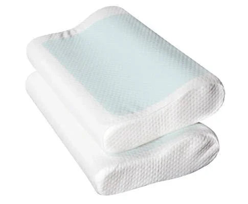 Contour Pillow Cool Gel Top Memory Foam (Set of 2) - Evopia