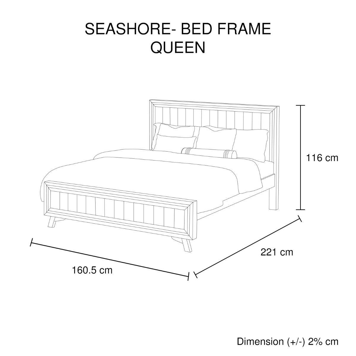 Seashore Queen Bed - Evopia